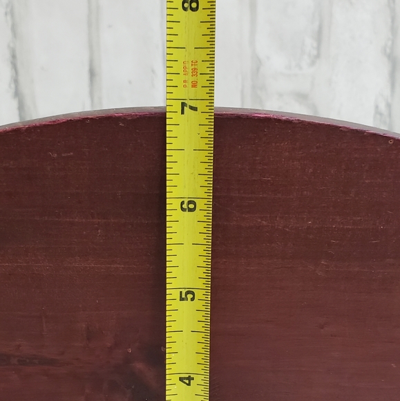 Vintage Scroll Metal and Wood Half Wall Shelf - Picture 6 of 11